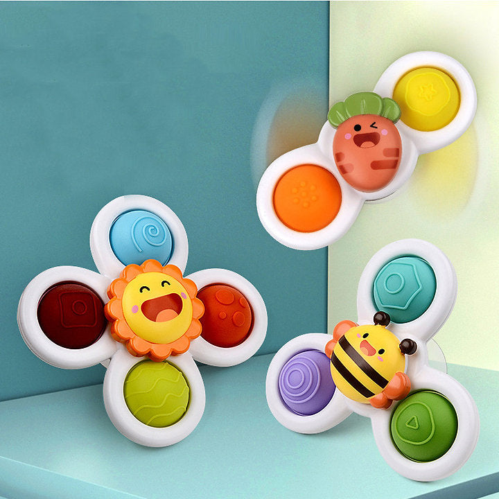 Draaiende Spinners – Educatief Speelgoed voor Baby's, Set van 3 – Veilig ABS