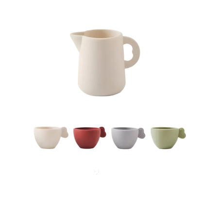 Speelgoedservies – Duurzaam Hout, 18 Delige Set – Perfect voor Creatieve Thee Feestjes