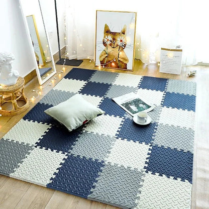 Speelmat Baby – Dikke Schokabsorberende Foam, Veilig en Comfortabel – 12-delige Set voor Speelruimte