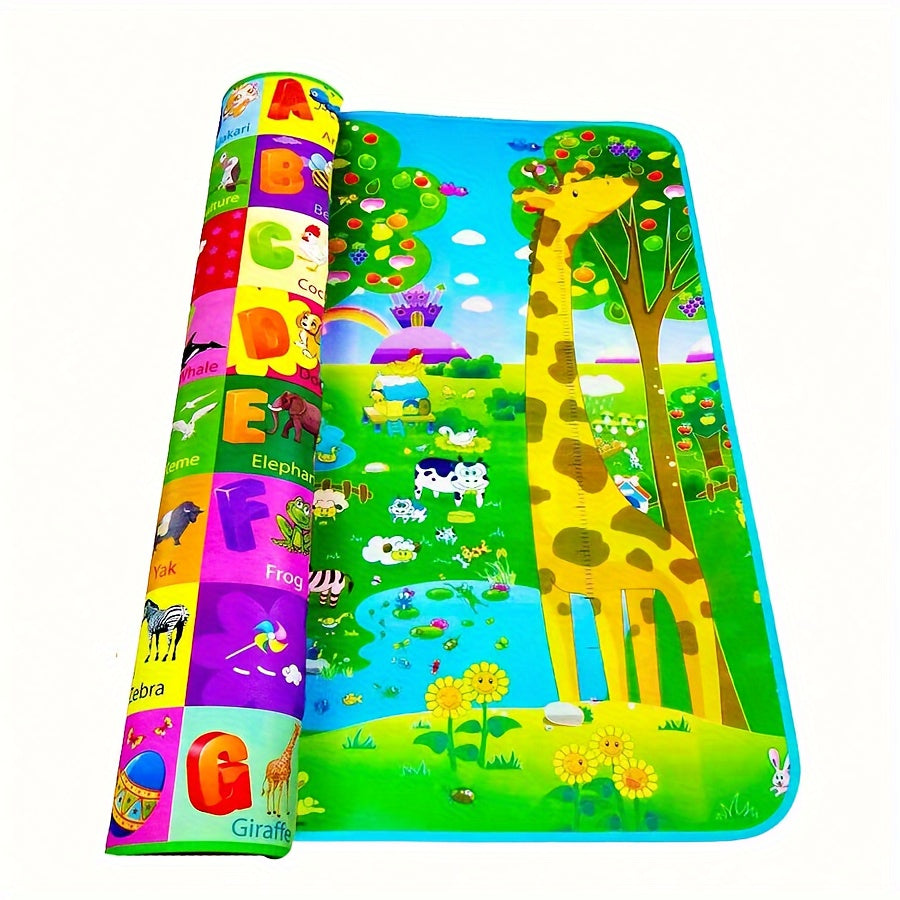 Speelmat Foam – Dubbelzijdig Waterdicht, Antislip Schuimvloer met Educatieve Activiteiten voor Baby's
