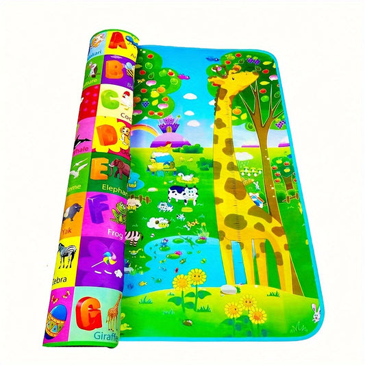 Speelmat Foam – Dubbelzijdig Waterdicht, Antislip Schuimvloer met Educatieve Activiteiten voor Baby's