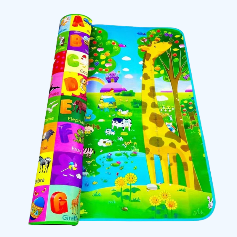 Speelmat Foam – Dubbelzijdig Waterdicht, Antislip Schuimvloer met Educatieve Activiteiten voor Baby's