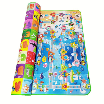 Speelmat Foam – Dubbelzijdig Waterdicht, Antislip Schuimvloer met Educatieve Activiteiten voor Baby's