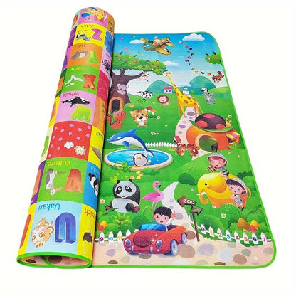Speelmat Foam – Dubbelzijdig Waterdicht, Antislip Schuimvloer met Educatieve Activiteiten voor Baby's