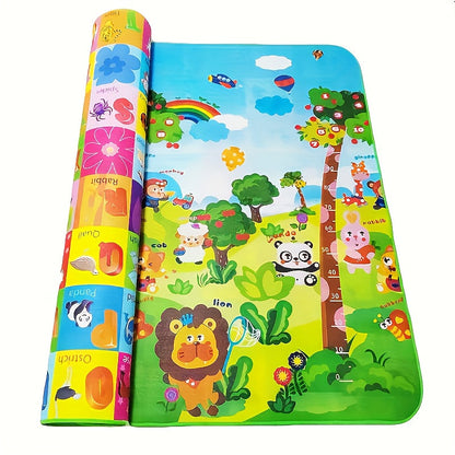 Speelmat Foam – Dubbelzijdig Waterdicht, Antislip Schuimvloer met Educatieve Activiteiten voor Baby's