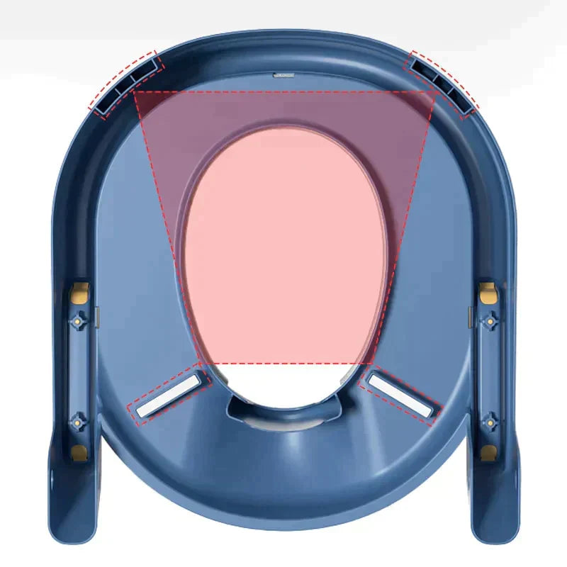 Kindertoiletladder – Verstelbare 2-in-1 ladder met antislip treden – Veilig en opvouwbaar