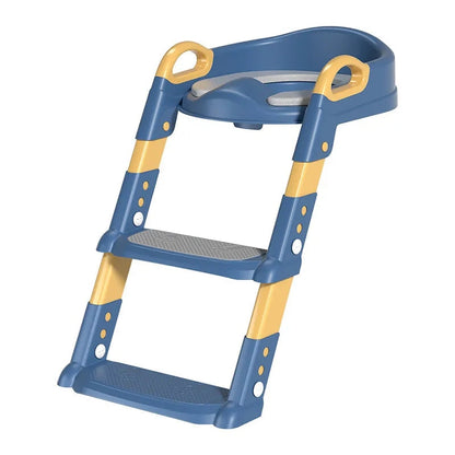 Kindertoiletladder – Verstelbare 2-in-1 ladder met antislip treden – Veilig en opvouwbaar