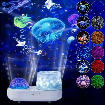 Sterrenhemel Nachtlamp – Multifunctionele LED Projector met Timer en Oceaanlicht – Ideaal voor Slaapkamer en Kinderkamer