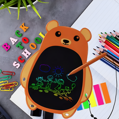 Tekenbord – Herbruikbaar LCD met Dierenvorm, Stimuleert Creativiteit en Zelfstandig Spelen
