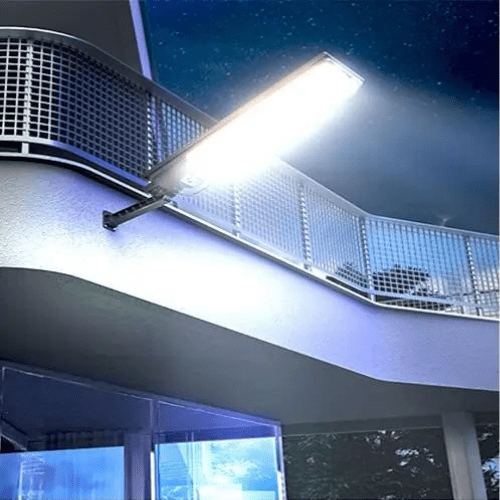 PowerBright Solar Buitenlamp 3000W – Wand- of Paalbevestiging IP65