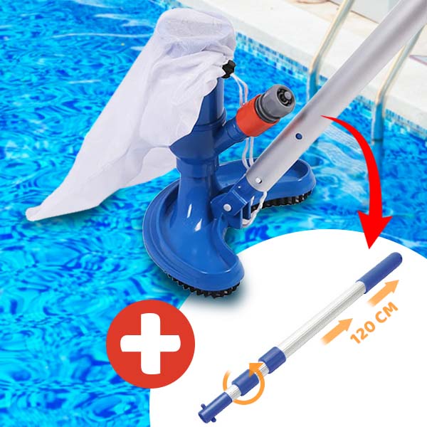 AquaClean Zwembadstofzuiger – Werkt op Tuinslang, Zonder Stroom