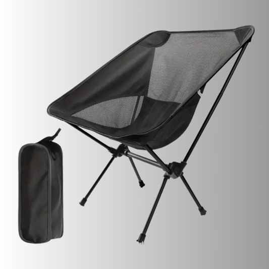 BuitenZit Comfort opvouwbare campingstoel – ergonomisch, ademend en draagbaar met draagtas