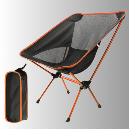 BuitenZit Comfort opvouwbare campingstoel – ergonomisch, ademend en draagbaar met draagtas