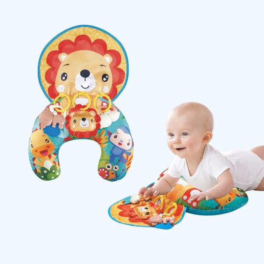 Trainingskussen en Kruipmat – Multifunctioneel Ontwikkelingsspeelgoed met Zintuiglijke Stimulatie – Veilig voor Baby's