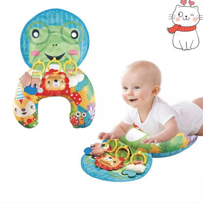 Trainingskussen en Kruipmat – Multifunctioneel Ontwikkelingsspeelgoed met Zintuiglijke Stimulatie – Veilig voor Baby's