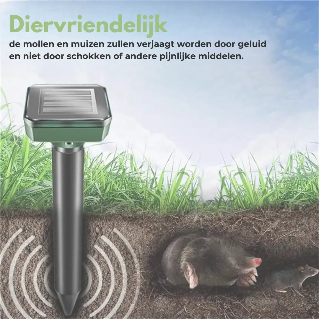 Ultrasone Mollenverjager - Tuin - Zonne-energie