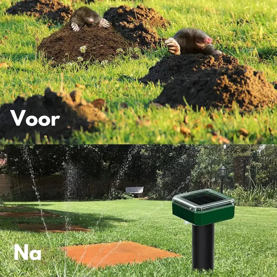 Ultrasone Mollenverjager - Tuin - Zonne-energie