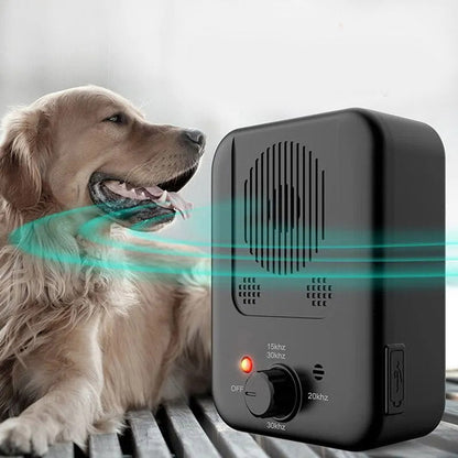 Ultrasone anti-blafoplossing voor honden