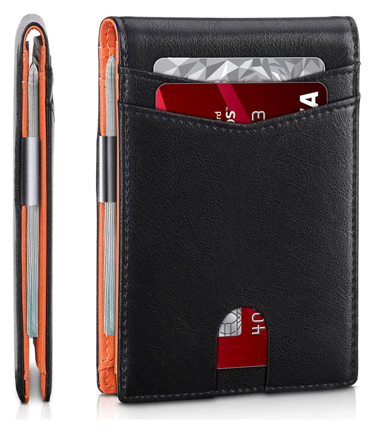 SafeSlim RFID Lederen Herenportemonnee – Compact, Dun & Veilig