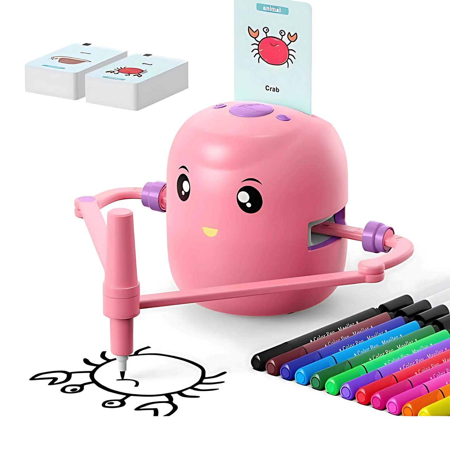 Tekenrobot – Educatief speelgoed voor kinderen vanaf 3 Jaar – Stimuleert creativiteit en motorische vaardigheden