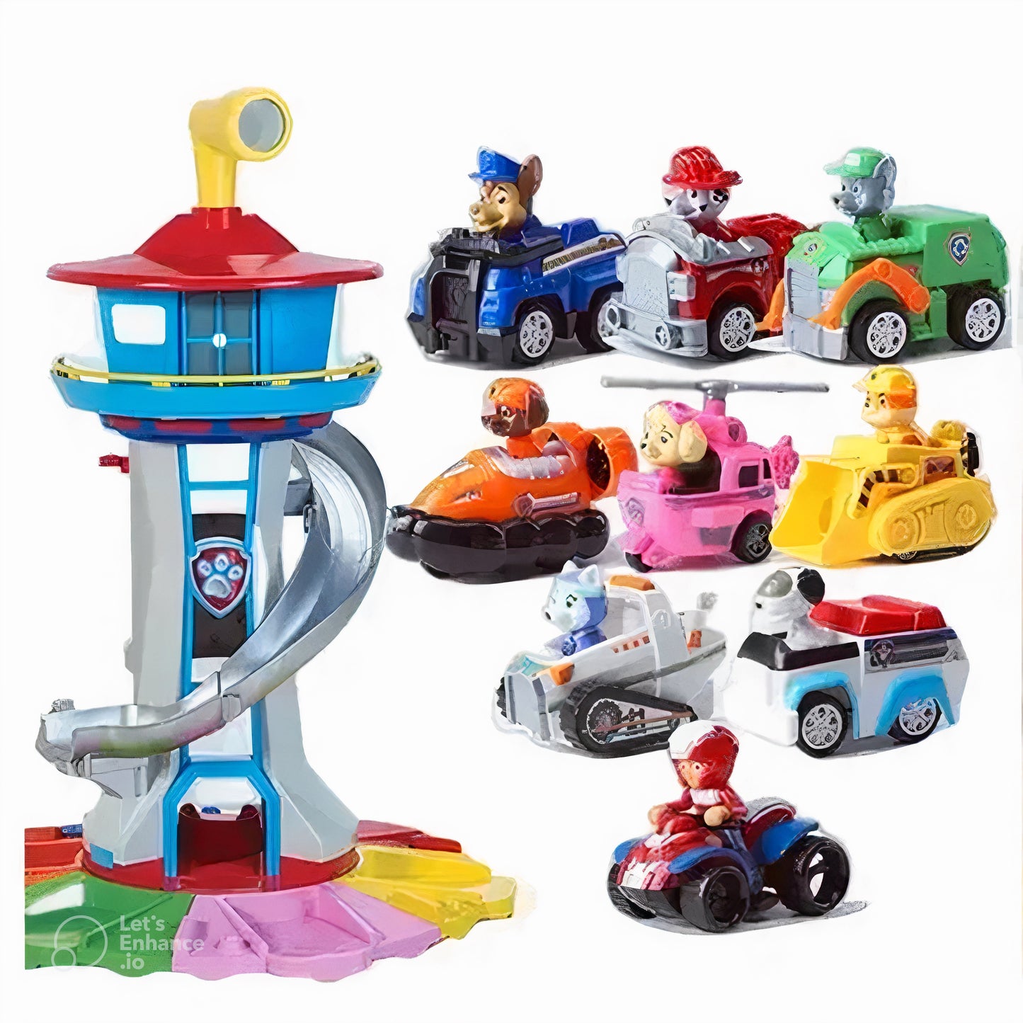 AvontuurGlijbaan Kinderspeelset met Auto's – Interactief Speelplezier