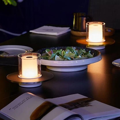 LumiGlow Kaarslamp – Draadloos Sfeerverlichting met Gebarenbediening