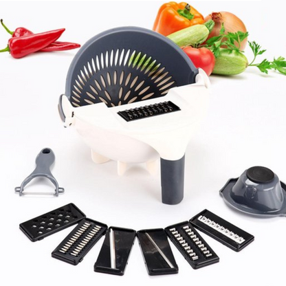 SliceMaster™ | Snel en Efficiënt Groenten en Fruit Snijden.