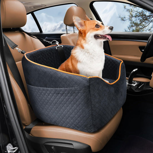 Verhoogd Hondenzitje voor Auto Reis | Comfortabele Auto Stoel voor Honden