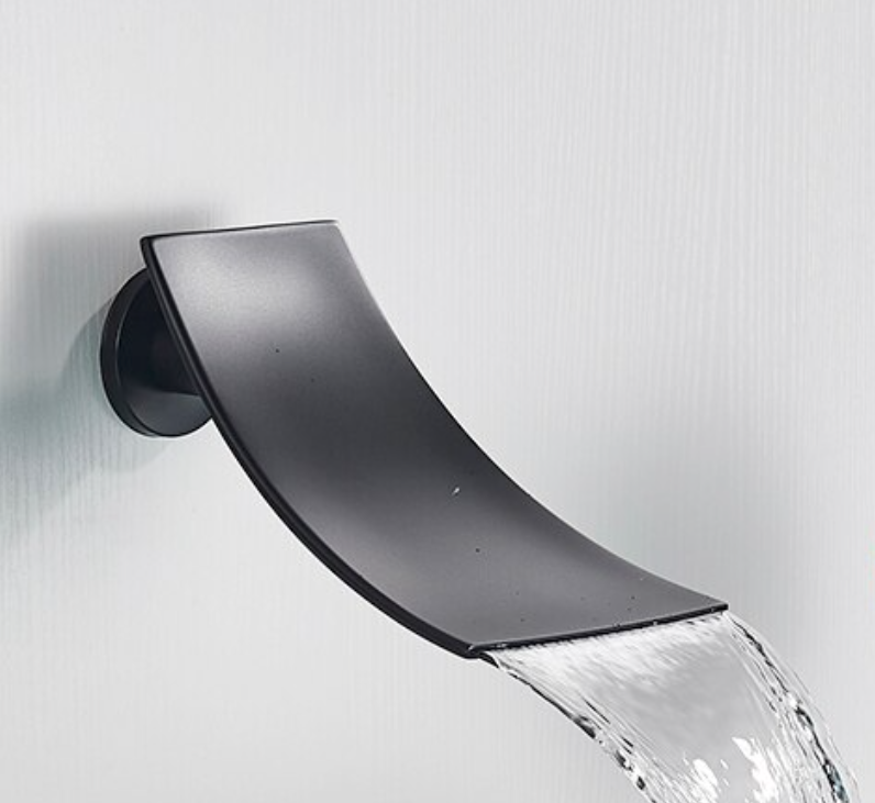 VoordeelPaleis® Doucheset Manhattan Premium de Luxe Waterfall LCD 12 inch regendouche vierkant 3-weg zwart inbouw