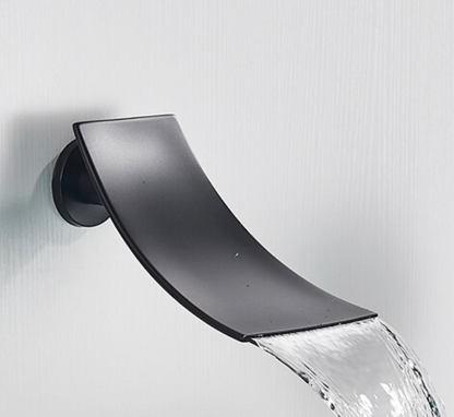 VoordeelPaleis® Doucheset Manhattan Premium de Luxe Waterfall LCD 12 inch regendouche vierkant 3-weg zwart inbouw