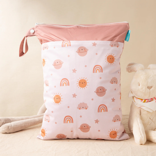 Waterdichte Luierzak – Ruim en Duurzaam, Ideaal voor Luiers en Kleding – 30 x 40 cm, Wasbaar