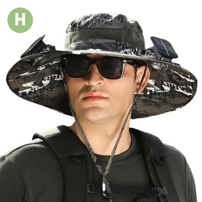 Outdoor Zonnehoed - Ingebouwde Ventilator