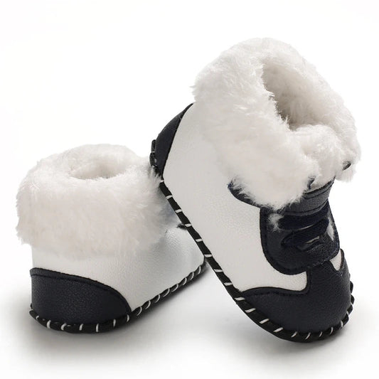Winter Laarzen voor Baby's – Zacht Katoen, Antislipzool, Aanpasbare Sluiting – Comfortabel en Veilig