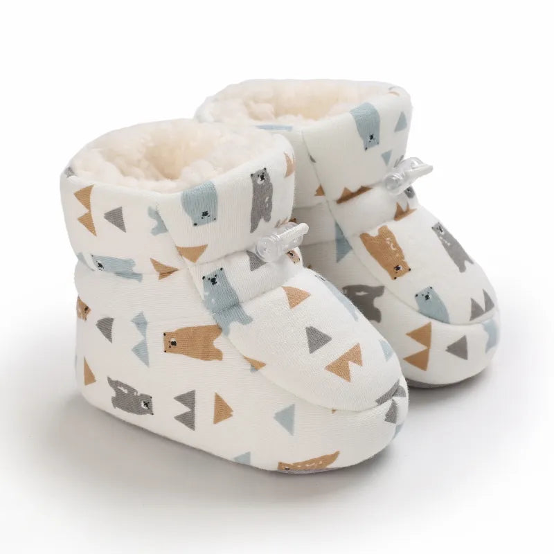 Winterlaarsjes – Zacht en Warm, Anti-slip Zolen – Ideaal voor Actieve Babyvoetjes