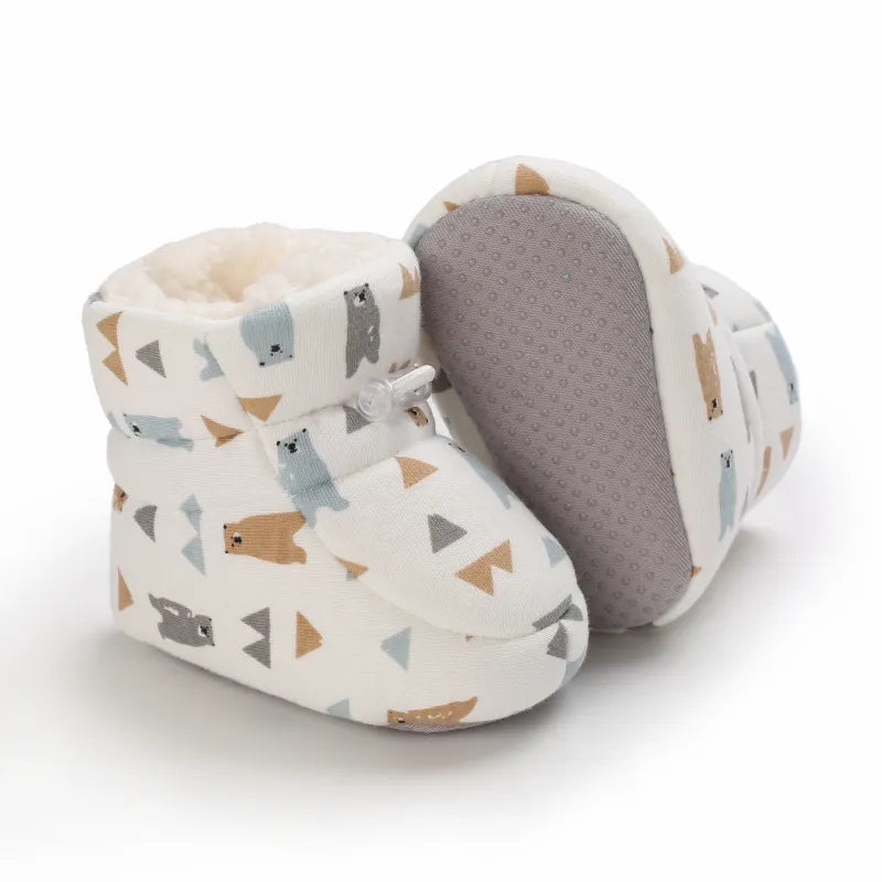 Winterlaarsjes – Zacht en Warm, Anti-slip Zolen – Ideaal voor Actieve Babyvoetjes