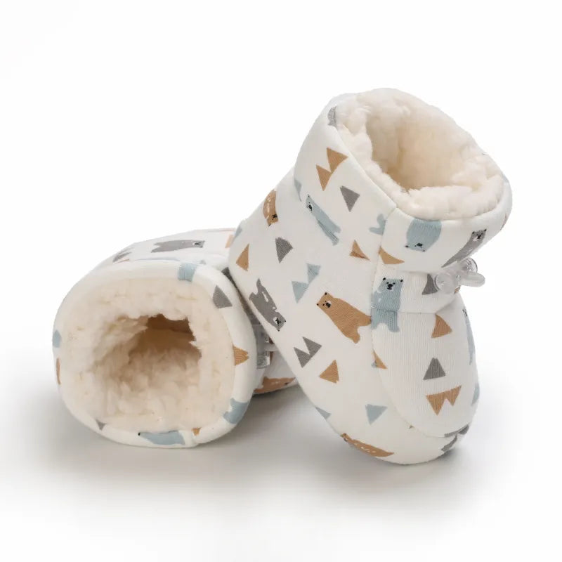 Winterlaarsjes – Zacht en Warm, Anti-slip Zolen – Ideaal voor Actieve Babyvoetjes