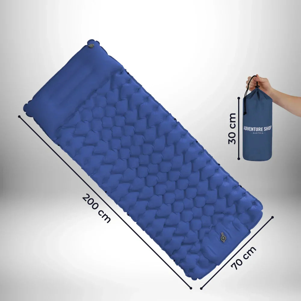 AirLite Zelfopblazend Slaapmatje – Lichtgewicht, Compact & 10 cm Dik Comfort