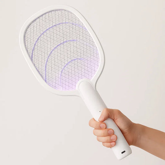 Oplaadbare 2-in-1 Elektrische Vliegenmepper en Insectenverdelger – 2500V Zonder Chemicaliën