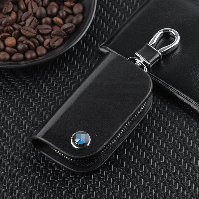 KeyShield Luxe Autosleutelhoes met Signaalblokkering en Echt Leer