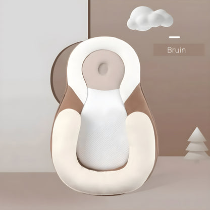 DreamNest Babykussen – Ergonomisch Anti-Vlak Hoofd Kussen voor Pasgeborenen