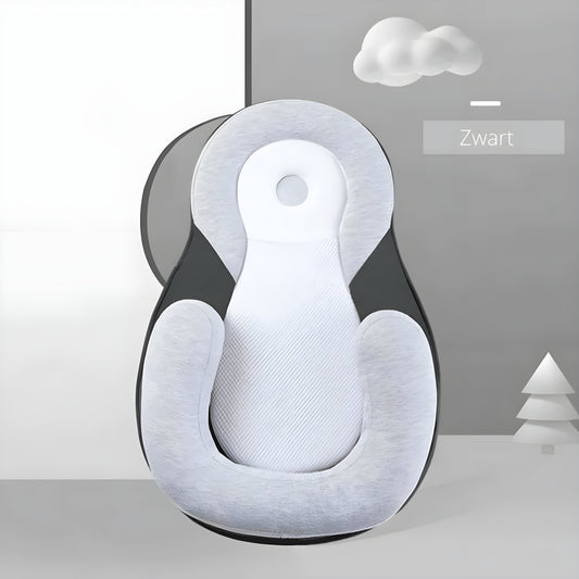 DreamNest Babykussen – Ergonomisch Anti-Vlak Hoofd Kussen voor Pasgeborenen