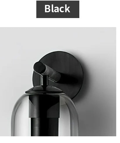 VoordeelPaleis Moderne Glazen Badkamer Wandlamp Rookglas Grijs