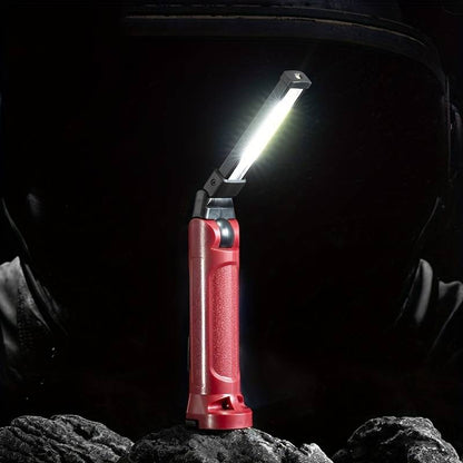 180° COB Werklamp - USB Oplaadbaar - Aluminium & ABS - Krachtig Licht