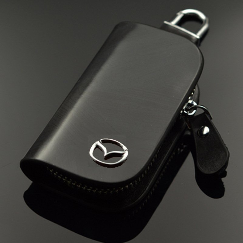KeyShield Luxe Autosleutelhoes met Signaalblokkering en Echt Leer