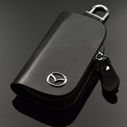 KeyShield Luxe Autosleutelhoes met Signaalblokkering en Echt Leer