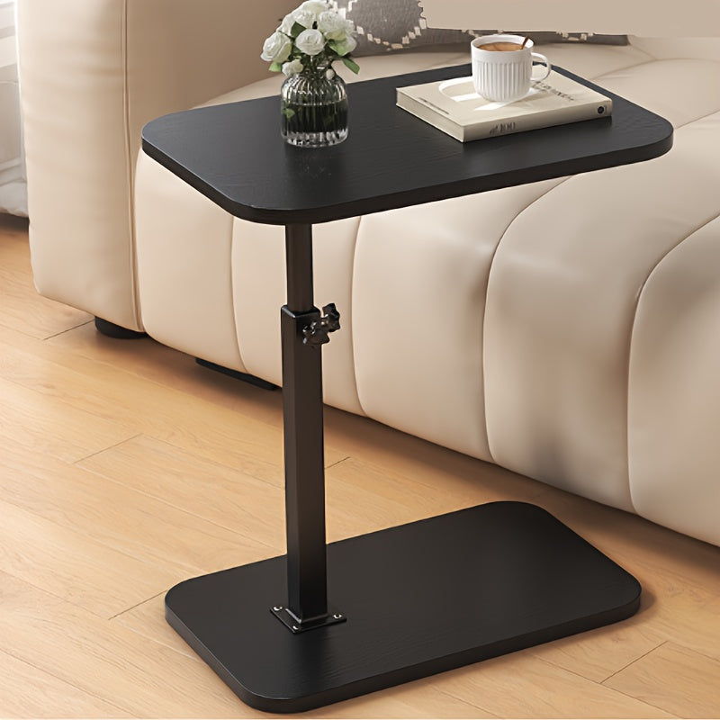 Verstelbare ComfortTafel – Houten Bijzettafel met Metalen Frame
