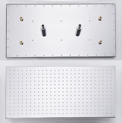 VoordeelPaleis® SmartPulse Plafond Regendouche Plateau Alicante 40x80 cm chroom glans