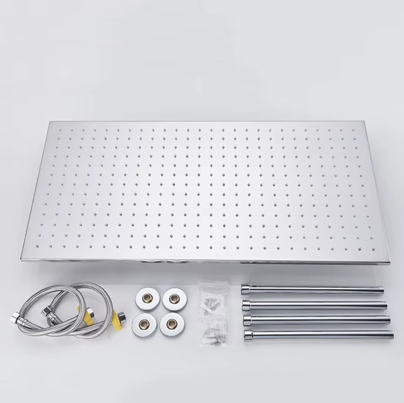 VoordeelPaleis® SmartPulse Plafond Regendouche Plateau Alicante 40x80 cm chroom glans