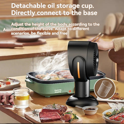 SmokeAway Venti – Draagbare Luchtzuiveraar Ventilator met Ionentechnologie en USB Oplader