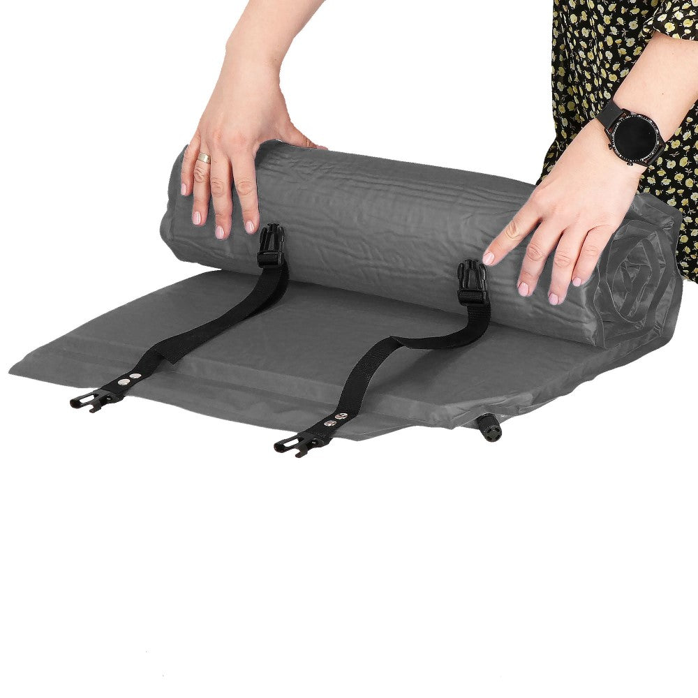 Lichtgewicht Zelfopblazende Slaapmat met Kussen – Compact en Comfortabel voor Kamperen & Backpacken